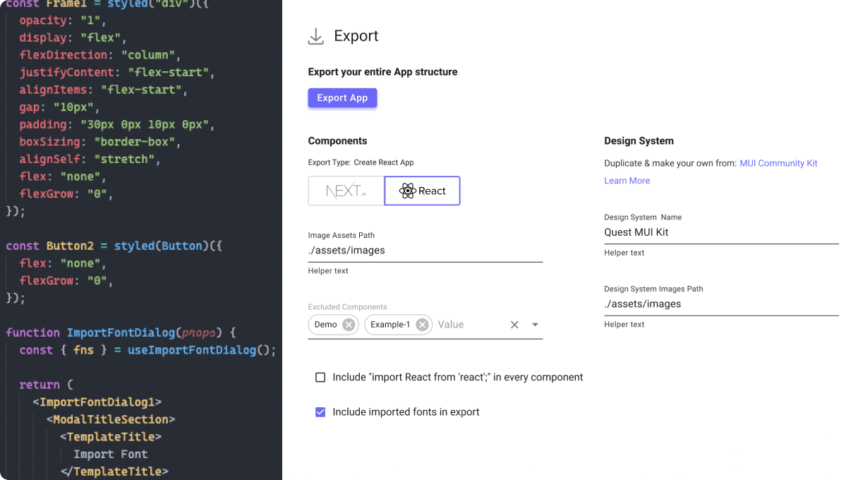 Figma to Code Export 1